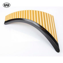 Load image into Gallery viewer, UU Pan Flute 22 Pipes Panpipes G Key Tunable Flauta ABS Plastic Romanian Base Panflute Professional Pan Pipe Musical Instrument
